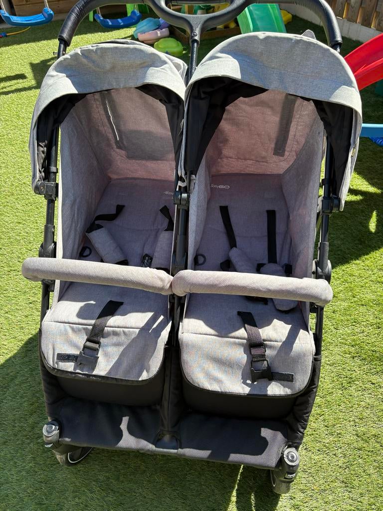 Easy Go Duo Kinderwagen - Stevig en Ideaal voor Twee, Gebruikt, Duowagen, Ophalen, Kinderwagen