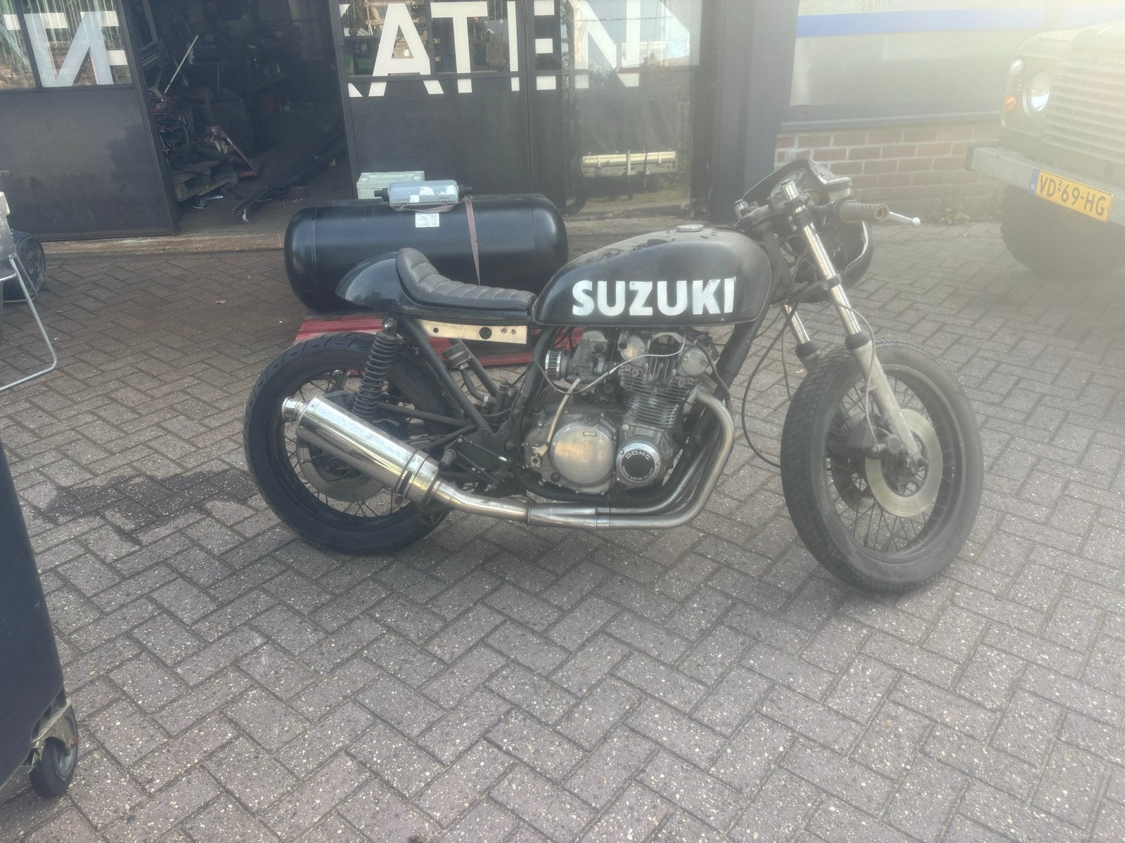 Suzuki Cafe Racer - Unieke Custom Build, 4 cilinders, Motorrijbewijs A, Gebruikt, Particulier