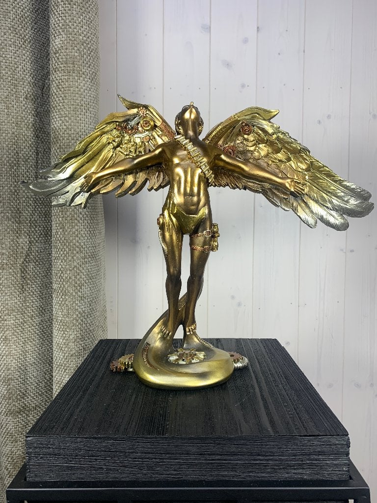 Steampunk Icarus - Decoratie - Shabella-deco, Shabella, Nieuw, Ophalen of Verzenden, Goud