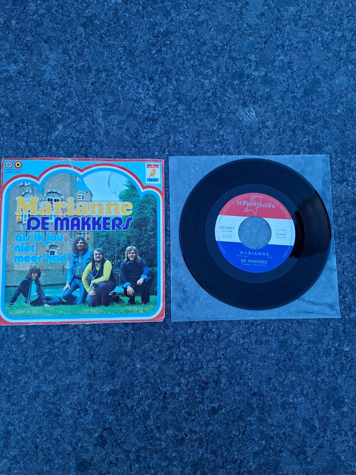 De Makkers - Marianne (1973), Cd's en Dvd's, Gebruikt, 7 inch, Ophalen of Verzenden, Levenslied of Smartlap
