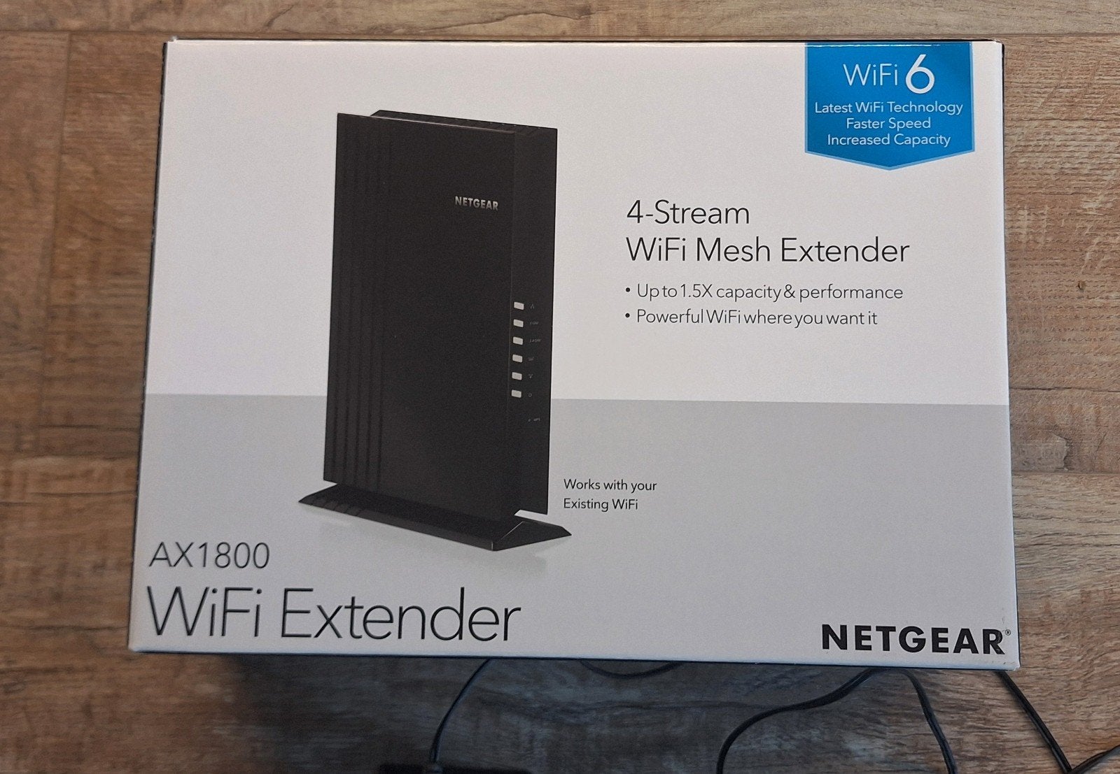Netgear AX1800 WiFi Mesh Extender (EAX20), Ophalen of Verzenden, Zo goed als nieuw, Router, Netgear