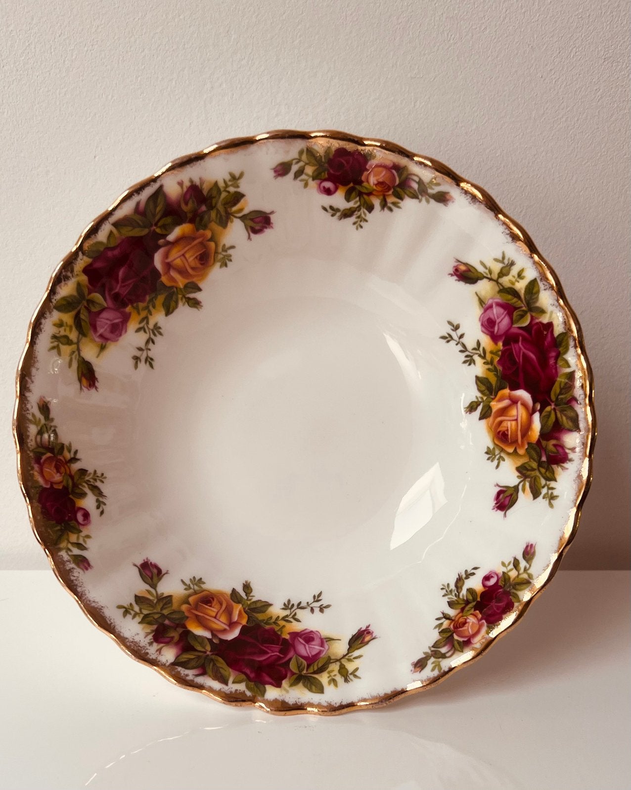 Royal Albert Old Country Roses, Ophalen, Zo goed als nieuw, Goud, Dame