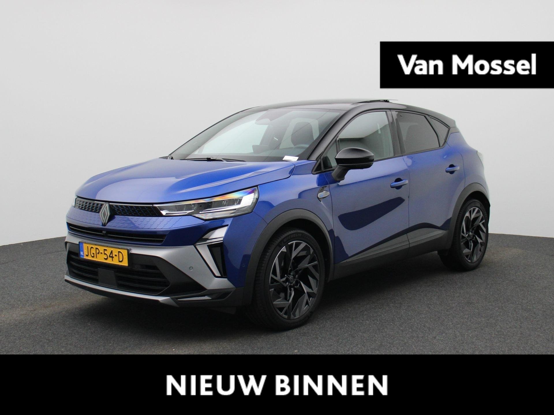 Renault Captur 1.8 E-Tech Full Hybrid Esprit Alpine 160PK |, Auto's, Dealer onderhouden, 4 cilinders, Blauw, Origineel Nederlands