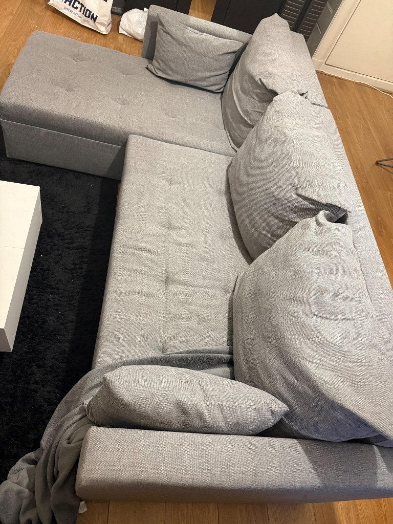 Slaapbank met opbergruimte, Ophalen, Gebruikt, Tweepersoons, 140 cm