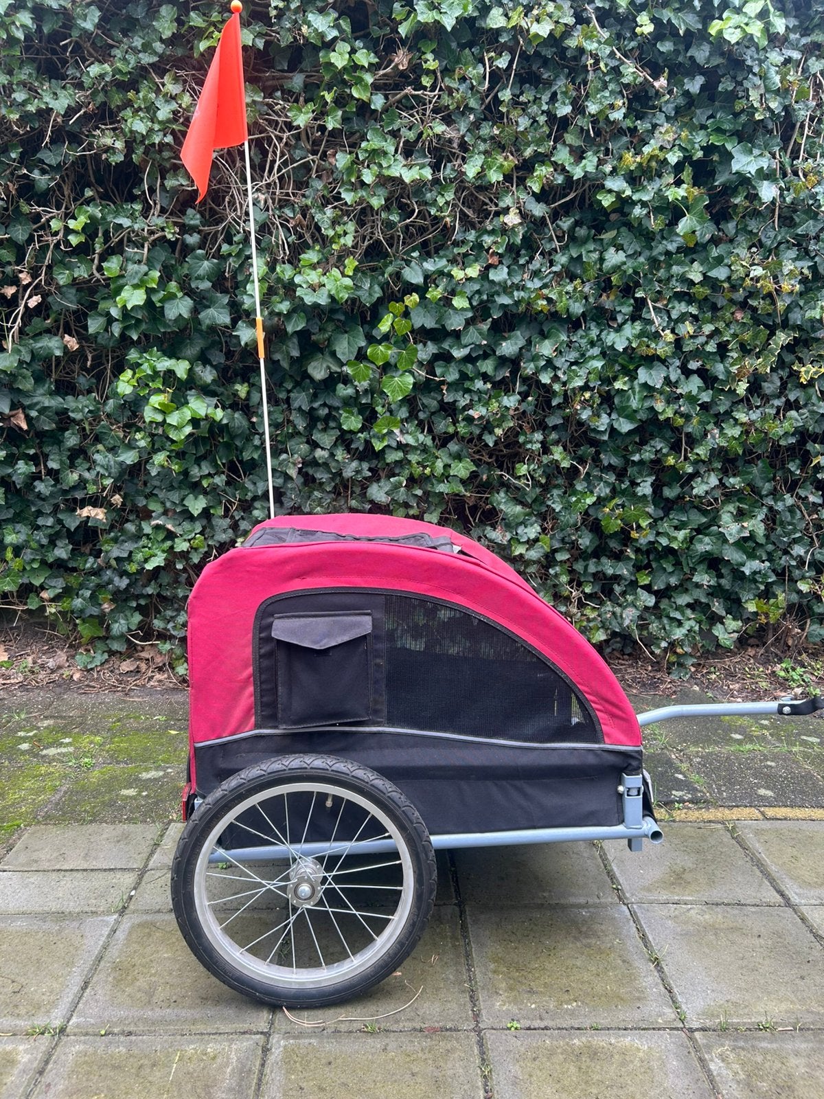 Hondenfietskar trixie, Ophalen of Verzenden, Zo goed als nieuw, Hondenkar, 20 tot 40 kg
