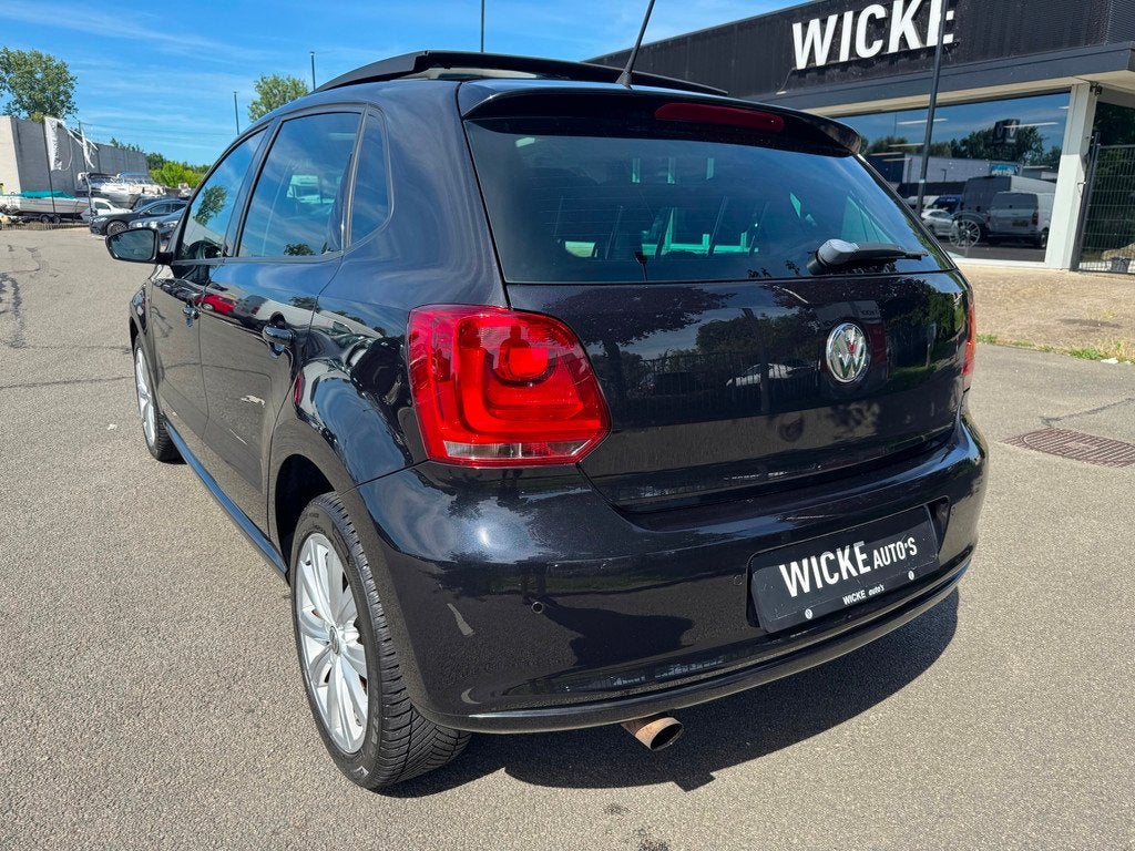 Volkswagen Polo 1.2 TSI 105 Pk 6Bak Panorama Clima Stoelv., Voorwielaandrijving, Euro 5, Zwart, Zwart