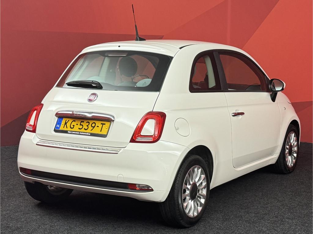 Fiat 500 0.9 TwinAir Turbo Popstar | Automaat | Nap! | Airco, Auto's, Fiat, Stof, Gebruikt, Wit, Origineel Nederlands