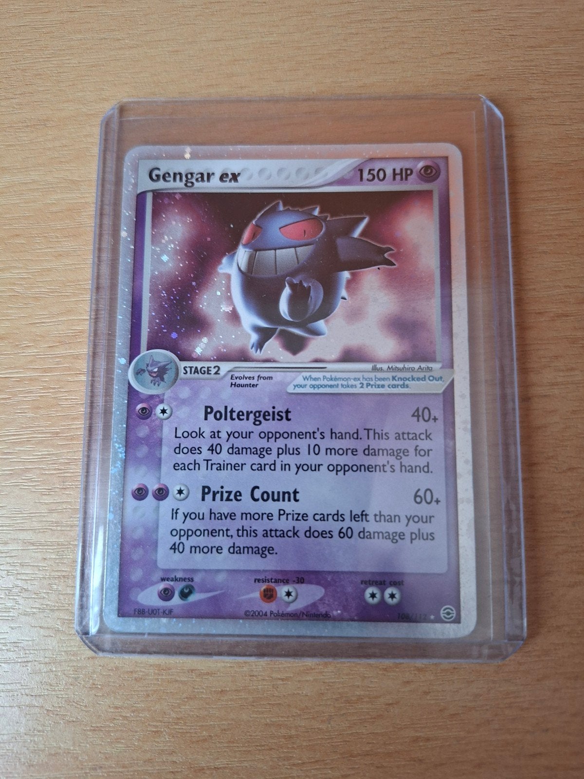 Gengar ex (108) - EX FireRed & LeafGreen, Ophalen of Verzenden, Zo goed als nieuw, Losse kaart, Foil
