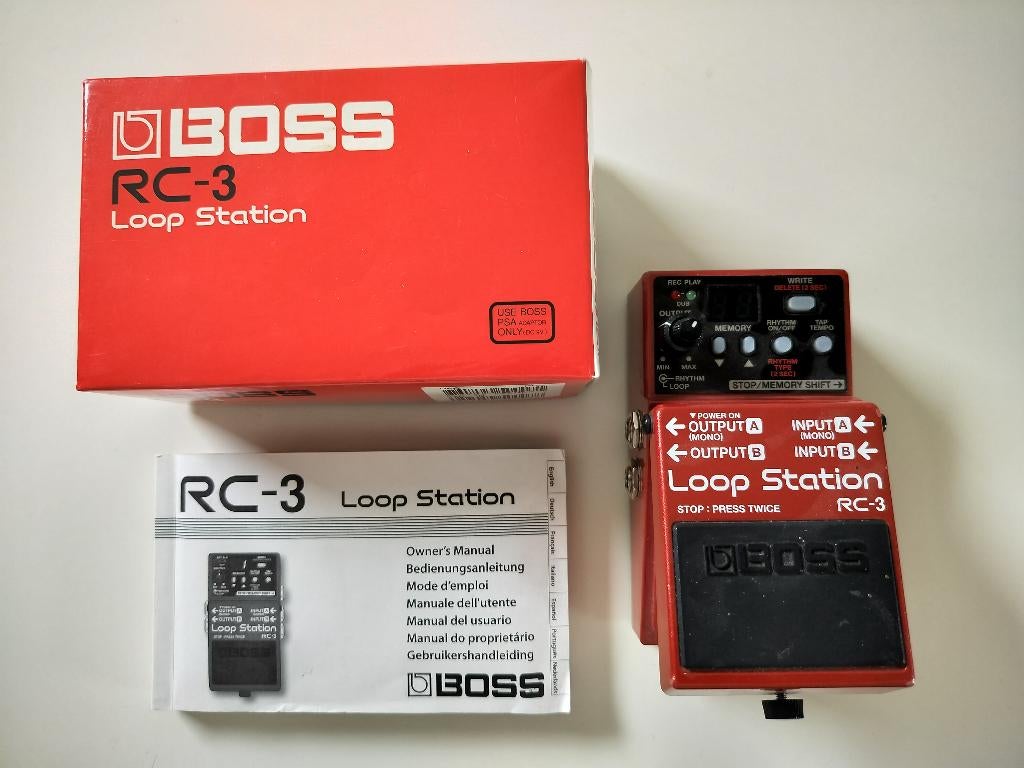Boss RC-3 Loop Station pedaal, Muziek en Instrumenten, Effecten, Ophalen of Verzenden, Zo goed als nieuw