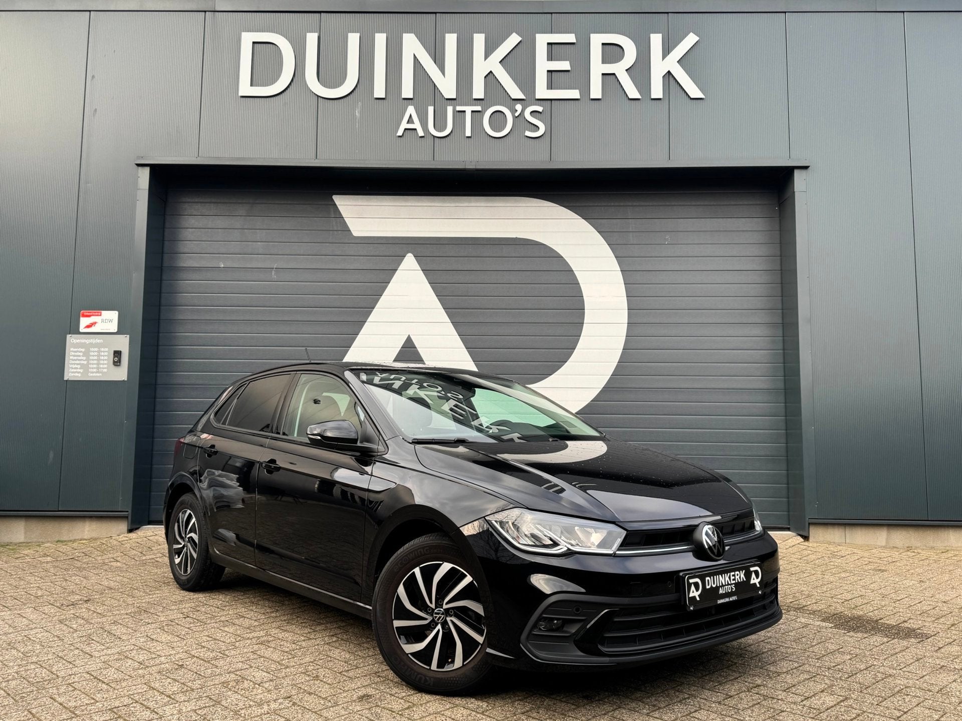 Volkswagen Polo 1.0 TSI Life Business | Airco | Clima | Stoe, Voorwielaandrijving, Stof, Gebruikt, Zwart