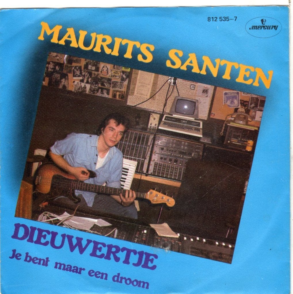 Maurits Santen – Dieuwertje (1983), Fotohoes, 7 inch, Ophalen of Verzenden, Zo goed als nieuw