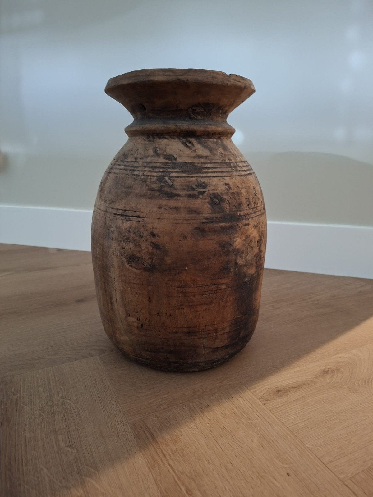 Oude Nepalese kruik / vaas, Ophalen