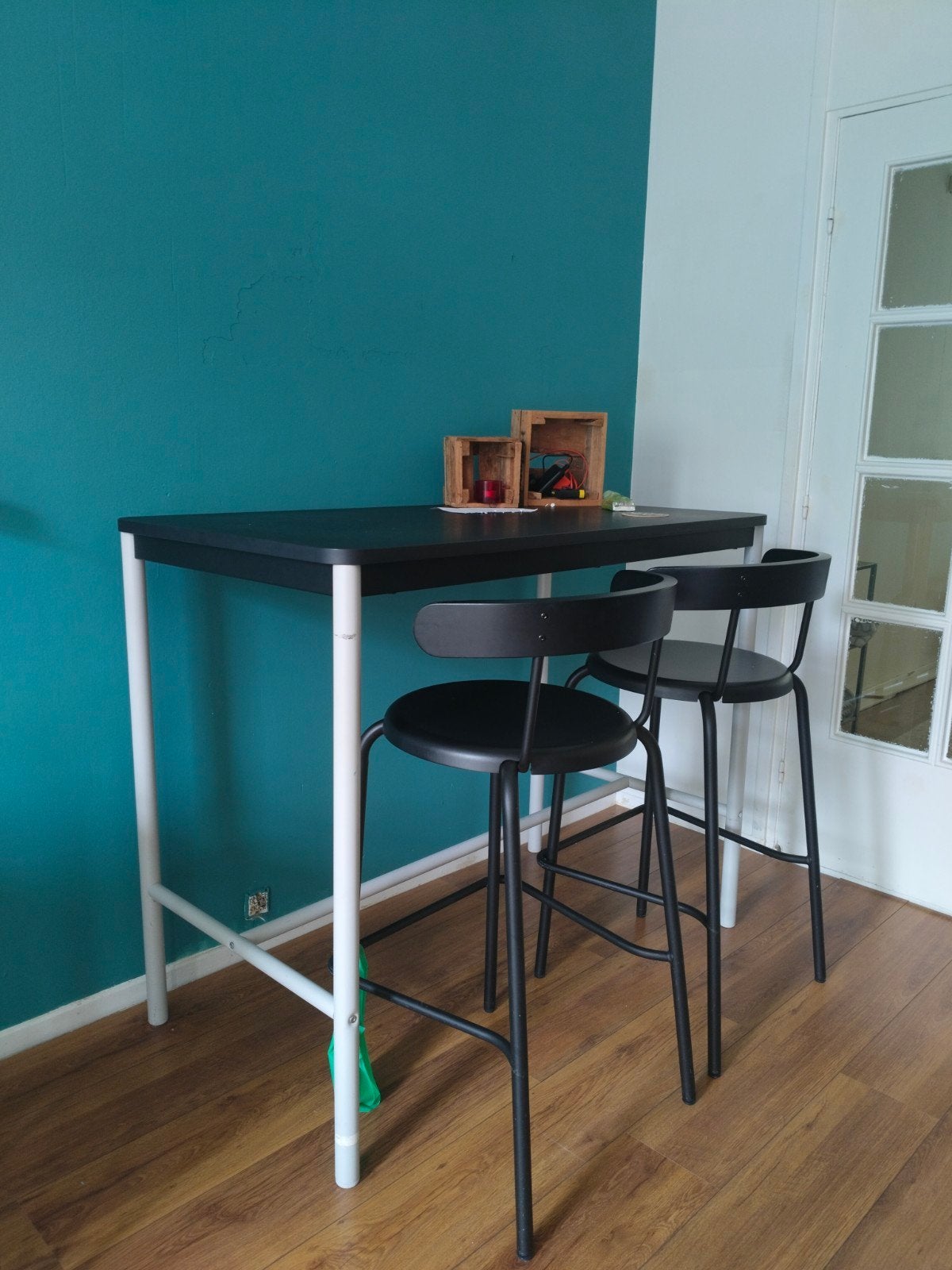 Ikea TOMMARYD Bartafel 130x70x105 (lxbxh) zo goed als nieuw, Ophalen of Verzenden, Zo goed als nieuw, Rechthoekig, Metaal
