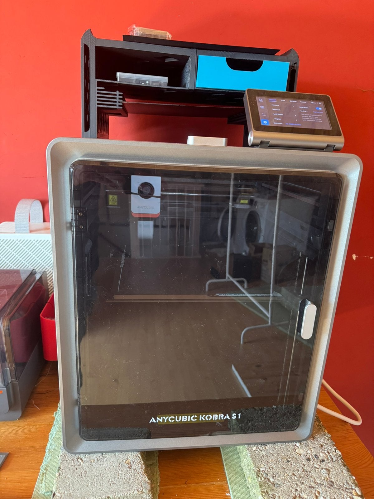 Anycubic kobra s1 combo, Ophalen, Gebruikt, Ingebouwde Wi-Fi, Filament