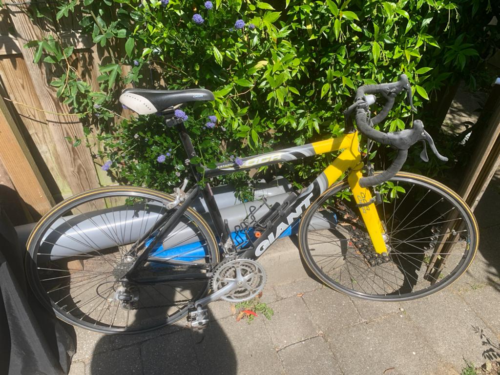 Giant OCR racefiets - Geel/Zwart - Goede staat, Ophalen, 28 inch, Gebruikt, Aluminium