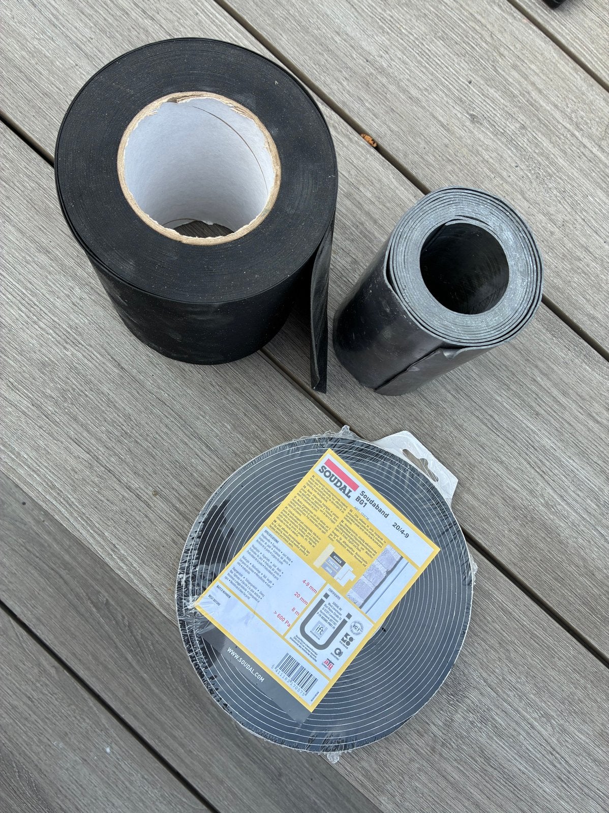 Voegband, EPDM en Lood 150mm, Overige materialen, Nieuw, Minder dan 5 m², Ophalen