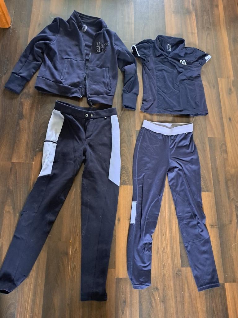 Paardrij set voor kinderen, Dieren en Toebehoren, Paardrijkleding, Zo goed als nieuw, Kinderen, Cap, Dressuur, Ophalen