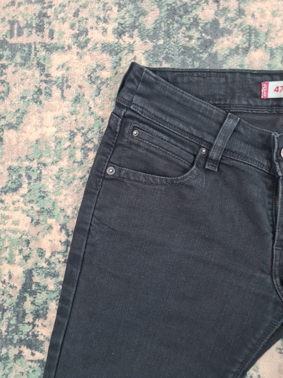 Levi's 472 skinny fit W29 L30 Dames Tulsi2930 Zwart Low-rise, Zwart, Ophalen of Verzenden, Zo goed als nieuw, W28 - W29 (confectie 36)