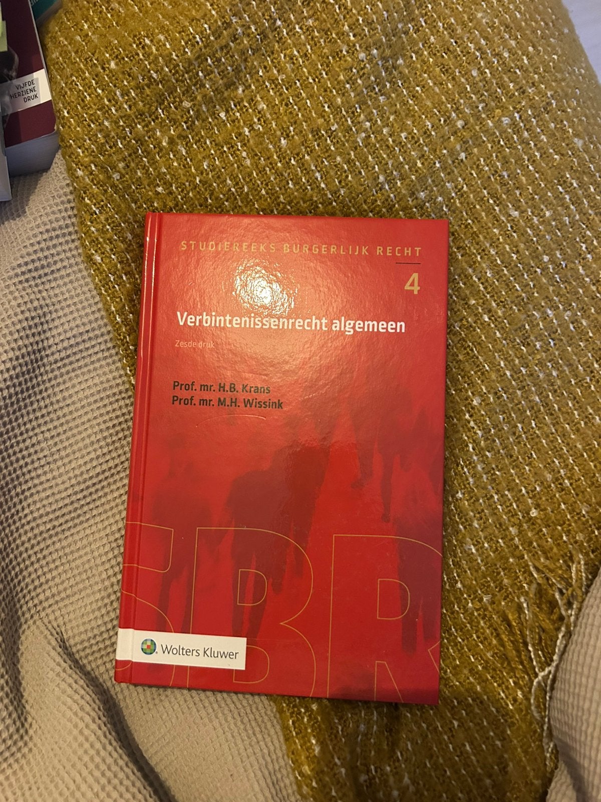 H.B. Krans - Verbintenissenrecht algemeen, Boeken, Sociale wetenschap, Ophalen of Verzenden, Zo goed als nieuw, H.B. Krans