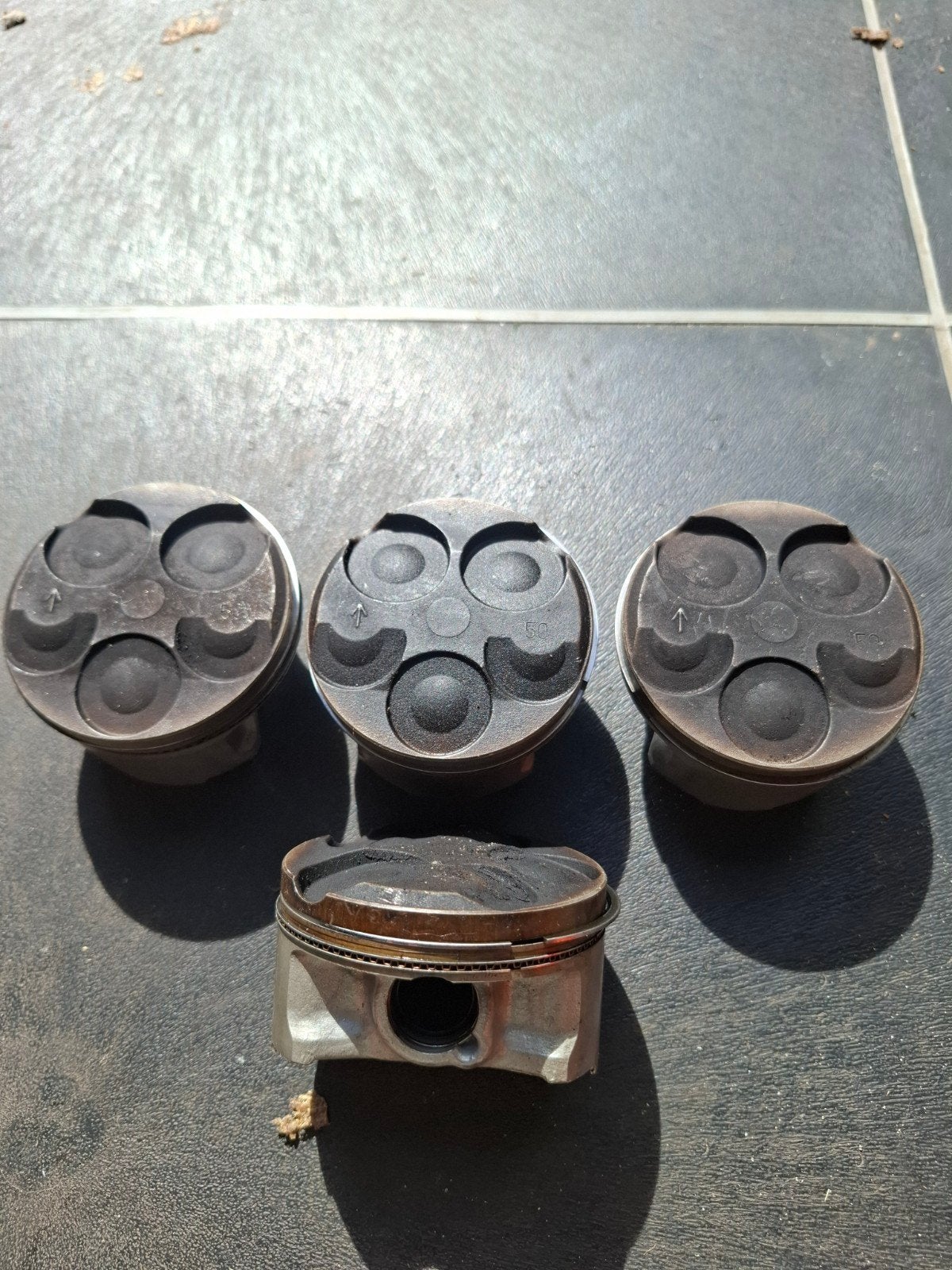 Originele Yamaha OW01 Zuigers - Set van 4, Ophalen of Verzenden, Gebruikt