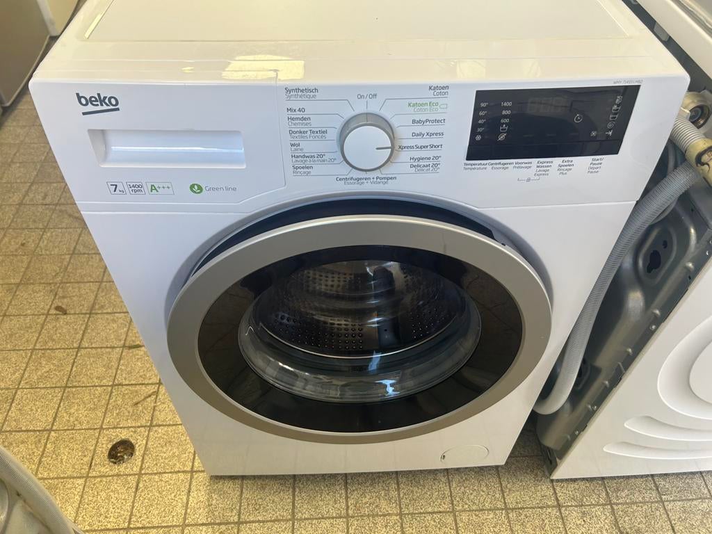 Mooie beko wasmachine,7kg,1400toeren,A+++, Ophalen, Zo goed als nieuw, 85 tot 90 cm, 1200 tot 1600 toeren