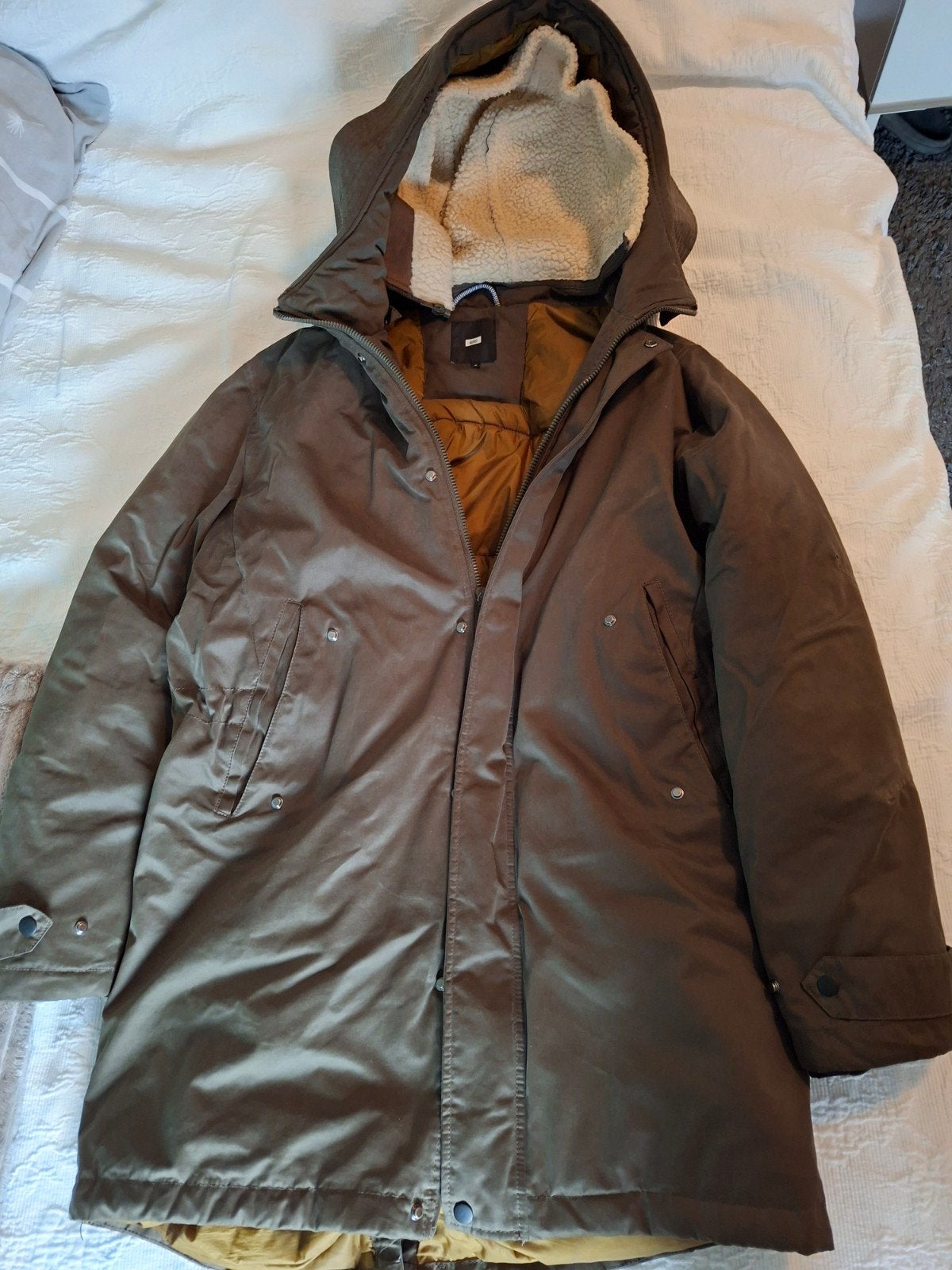 WE parka warme winterjas., Ophalen of Verzenden, Zo goed als nieuw, Groen, WE
