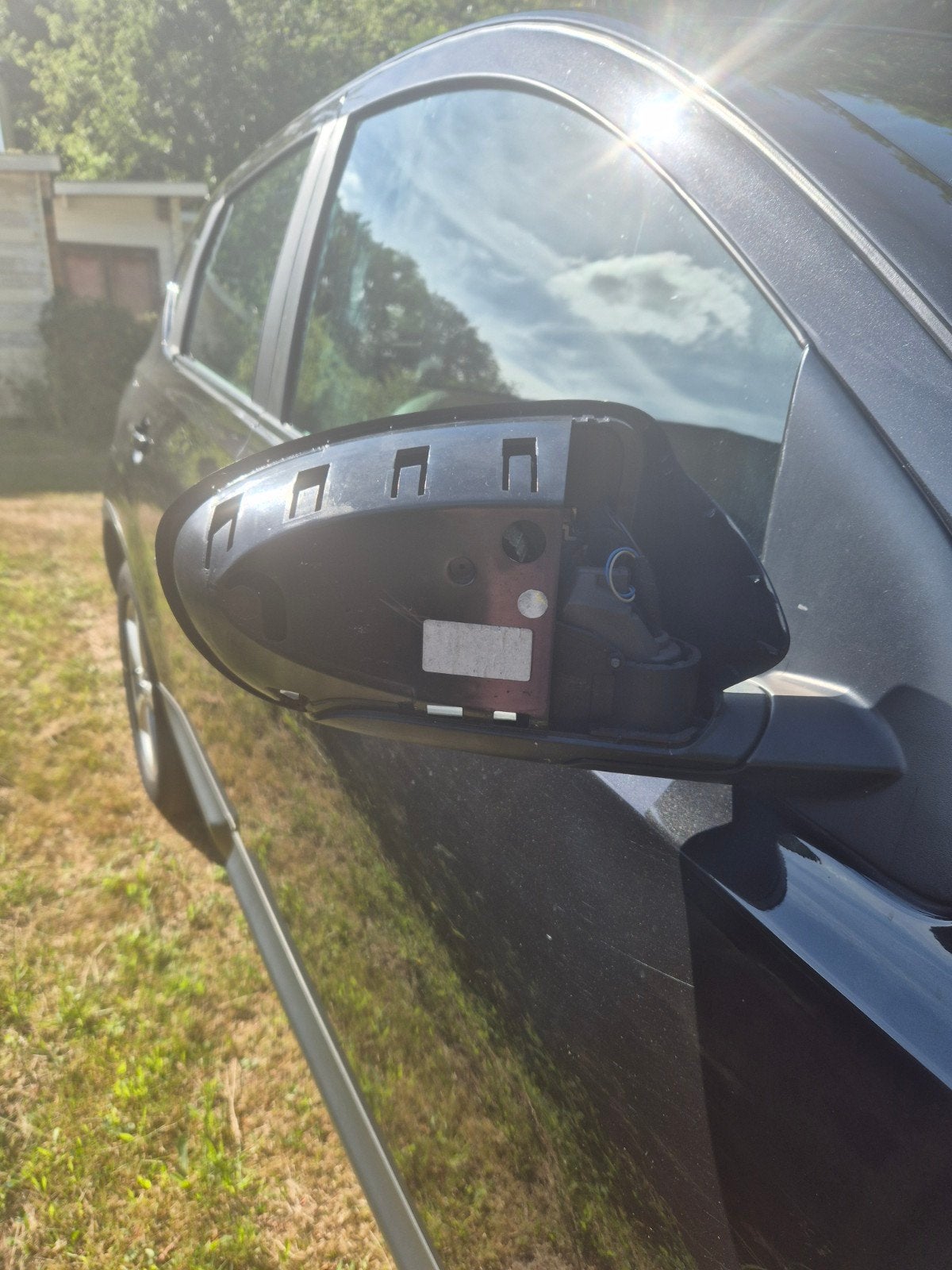 Nissan Qashqai buitenspiegel kap zwart rechts, Auto-onderdelen, Ophalen of Verzenden, Nissan