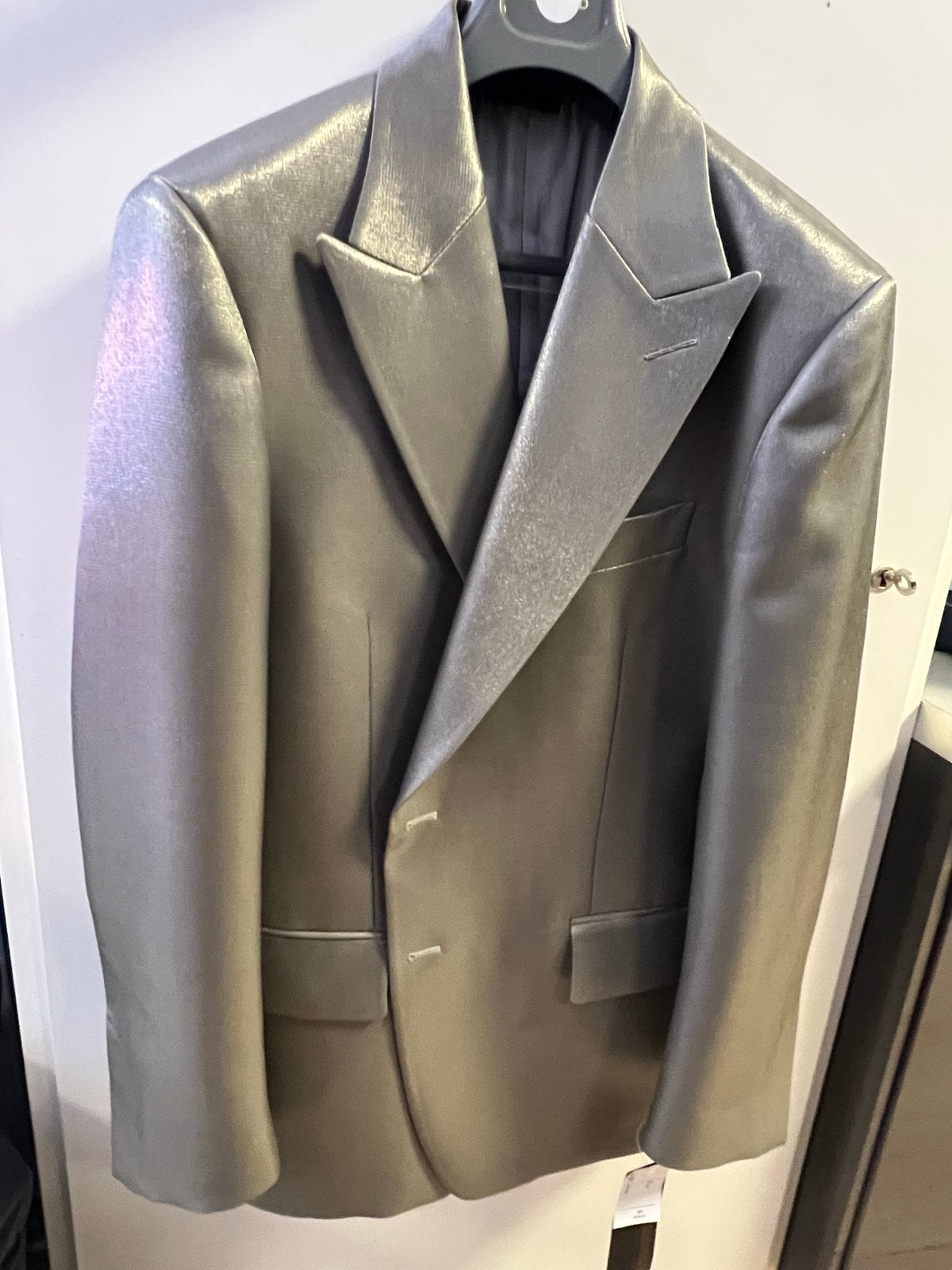 Tom Ford Zilvergrijs Blazer maat 56R, Ophalen of Verzenden, Nieuw, Overige maten, Zilver