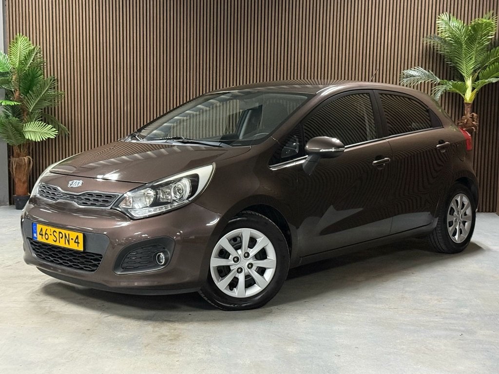 Kia Rio 1.2 CVVT Plus Pack (bj 2011), Auto's, Kia, 21 km/l, Euro 5, 4 cilinders, Bruin