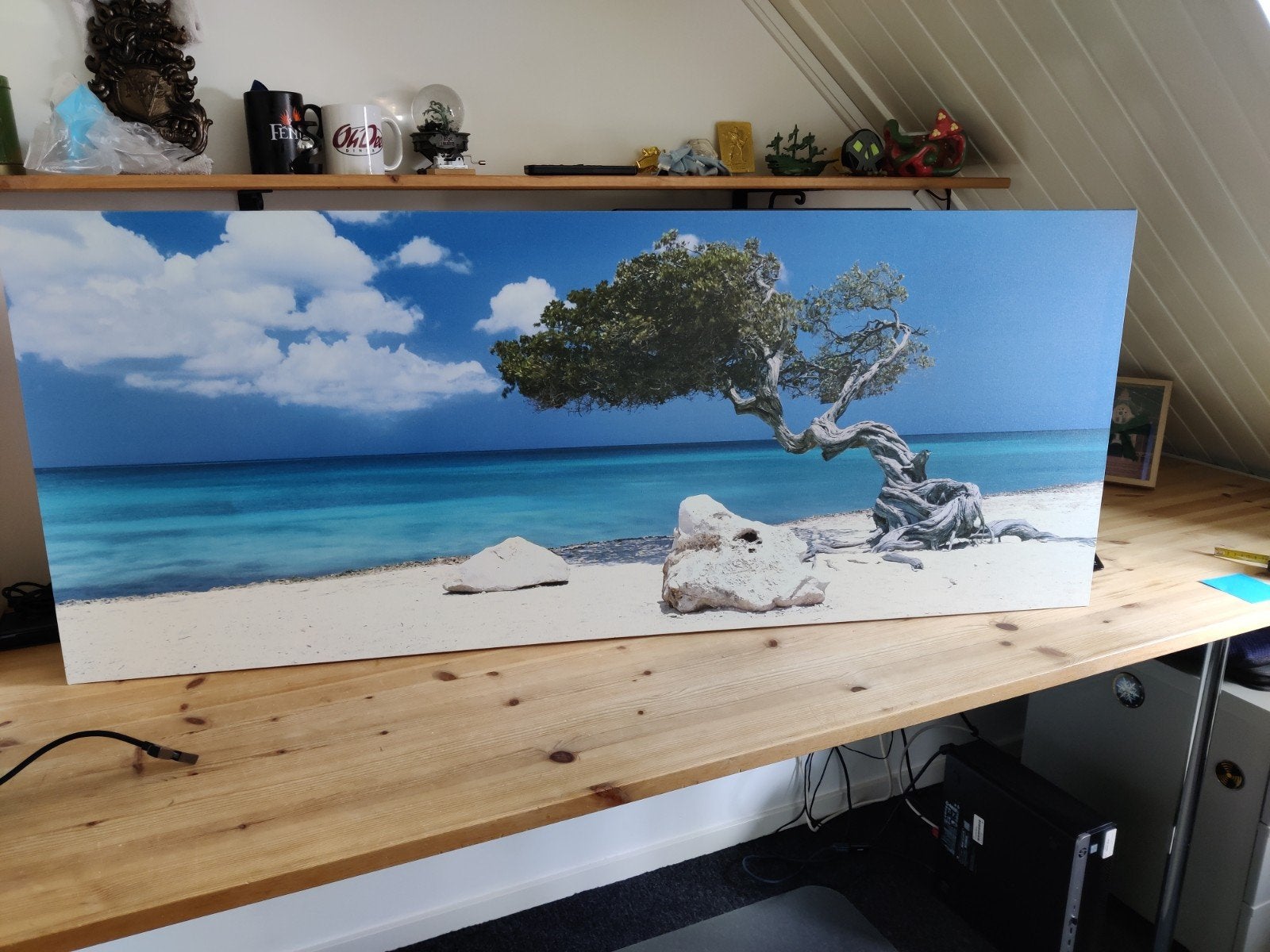 Mooi schilderij, Ophalen