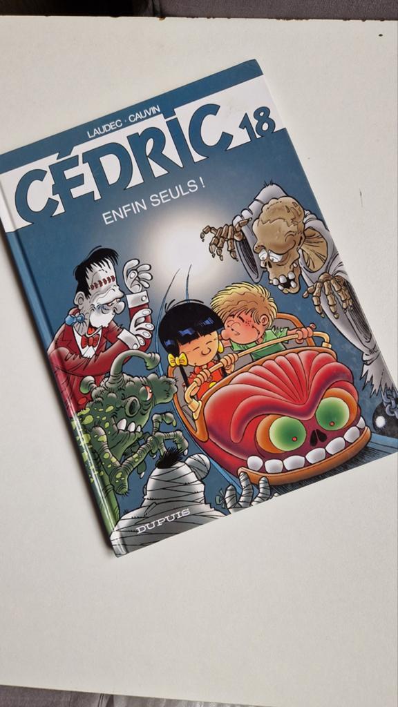 Cédric 18: Enfin Seuls! - Stripboek Lauded Cauvin, Boeken, Stripboeken, Eén stripboek, Ophalen of Verzenden, Zo goed als nieuw