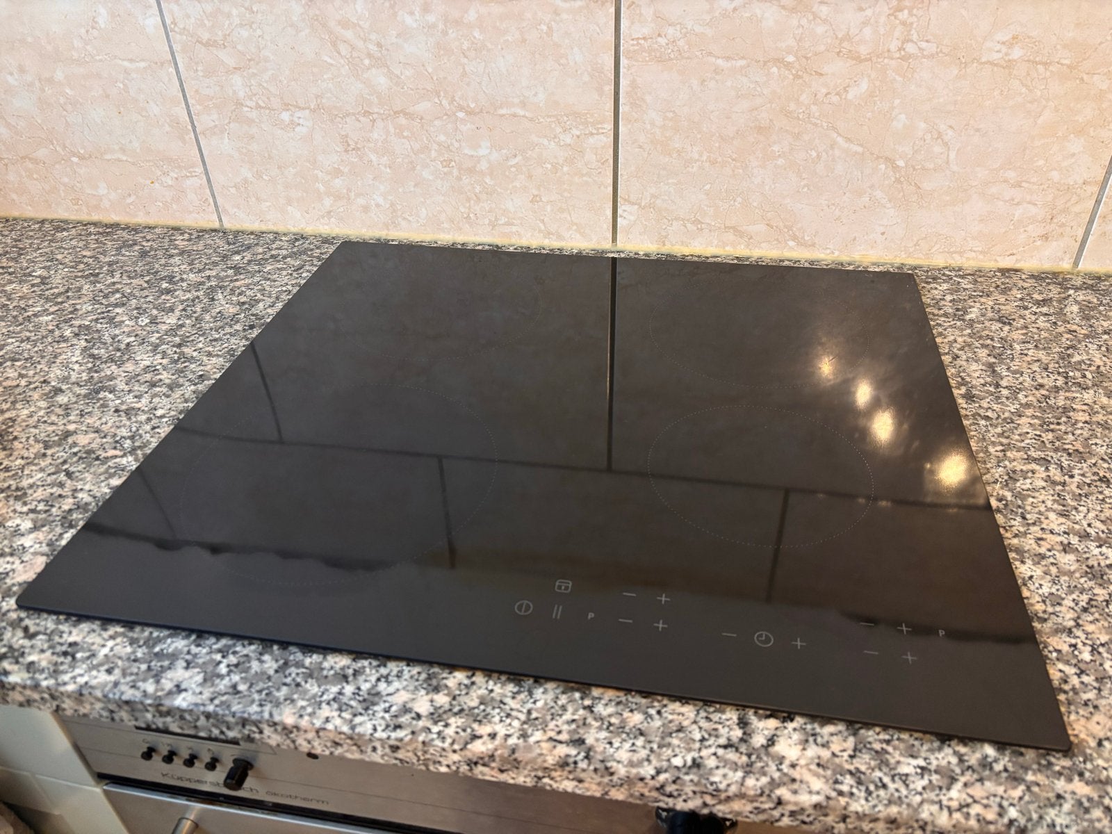 Ikea inductiekookplaat 60 cm, Witgoed en Apparatuur, Ophalen, Gebruikt, 4 kookzones, Inbouw