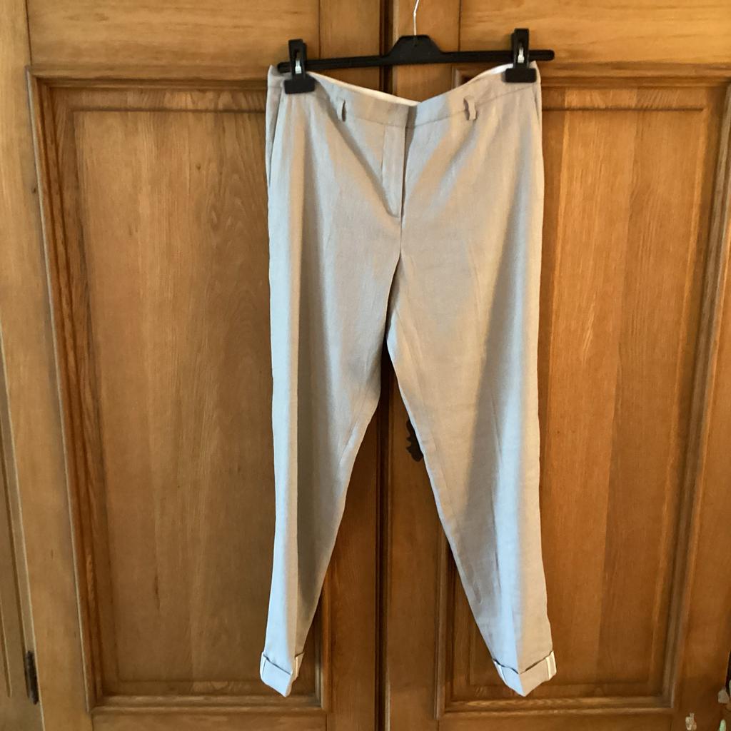 Fabiana Filippi broek, maat 38 (IT 44), grijs, Maat 38/40 (M), Ophalen of Verzenden, Zo goed als nieuw, Grijs