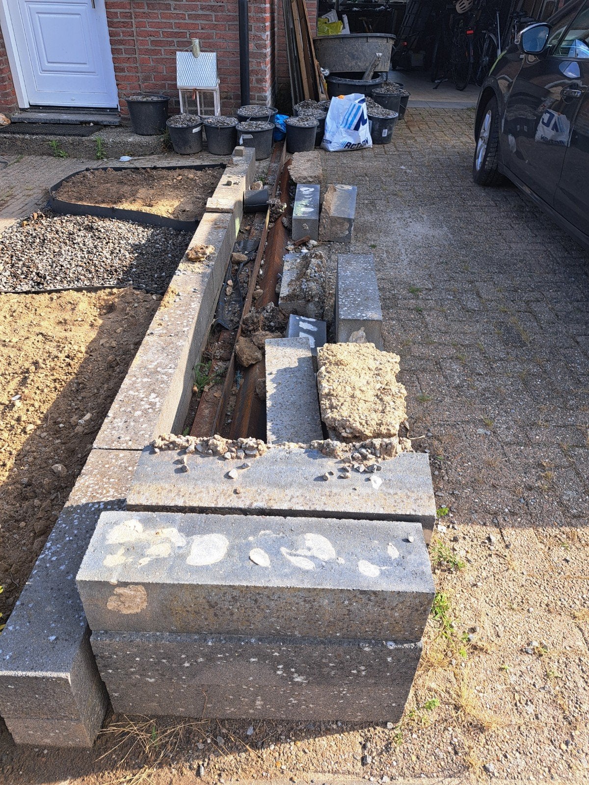 Beton rand rastering, Ophalen, Gebruikt, Minder dan 100 cm