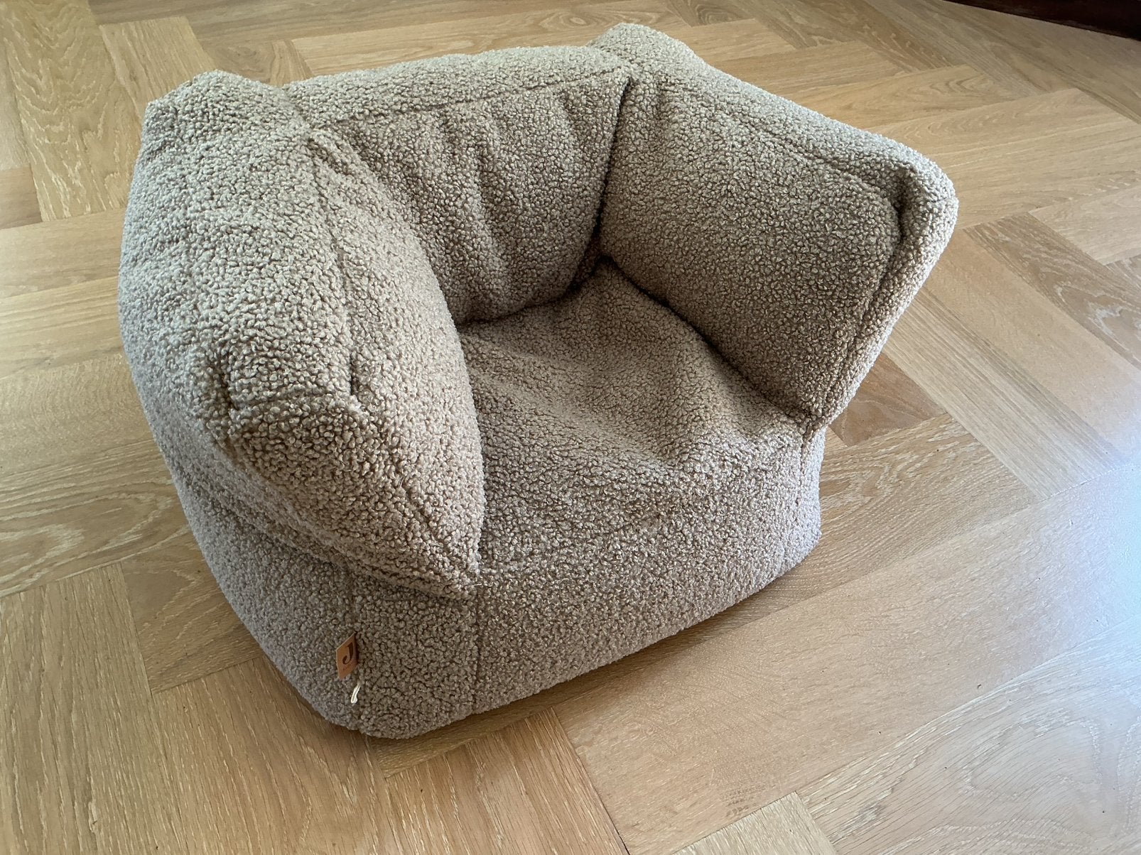 Kinderfauteuil Teddy- Warm Sand, Ophalen, Zo goed als nieuw, Overige typen