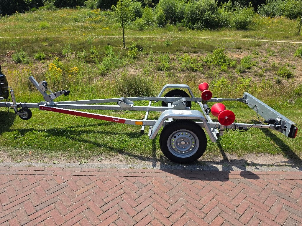 zgan trailer voor rubberboot, Ophalen, Gebruikt, Overige typen, Motorboot
