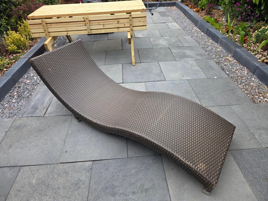 Ligstoel tuin - comfortabele tuinstoel, Tuin en Terras, Ligbedden, Ophalen, Gebruikt, Kunststof