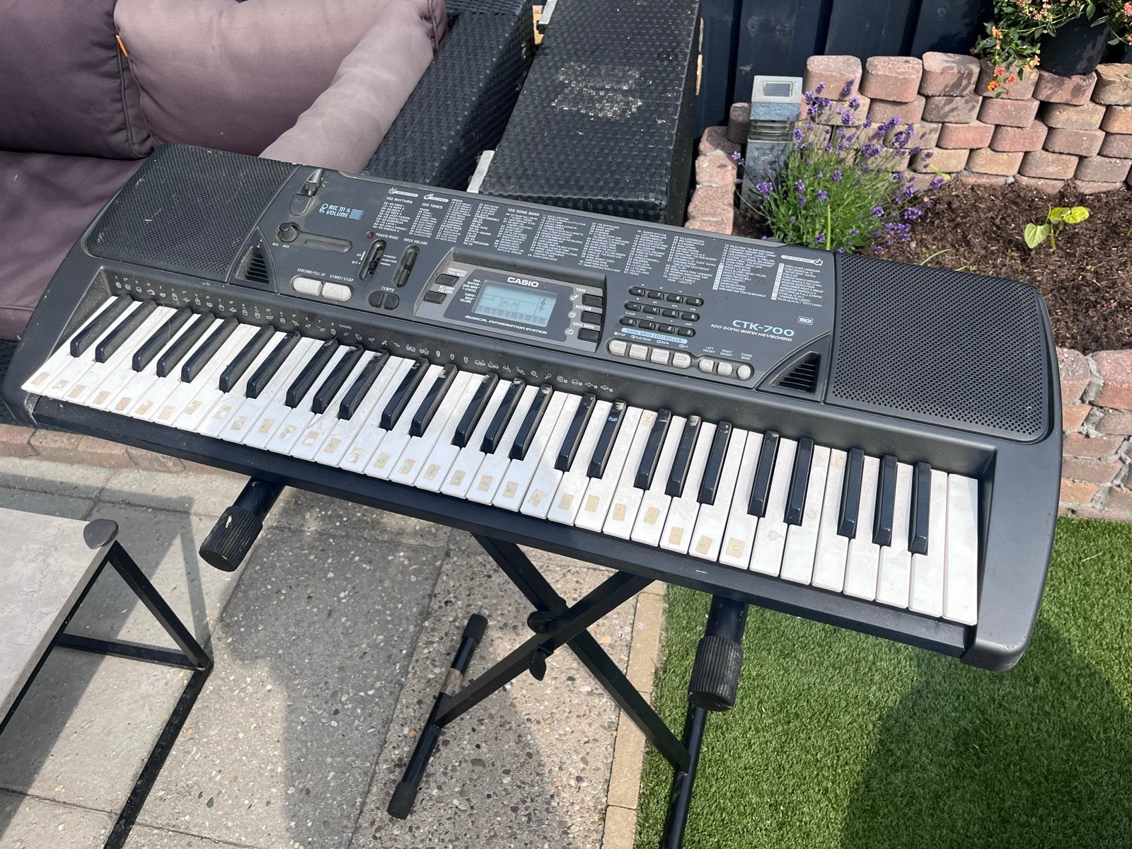 Casio CTK-700 Keyboard met standaard, Casio, Ophalen of Verzenden, Met standaard, 61 toetsen