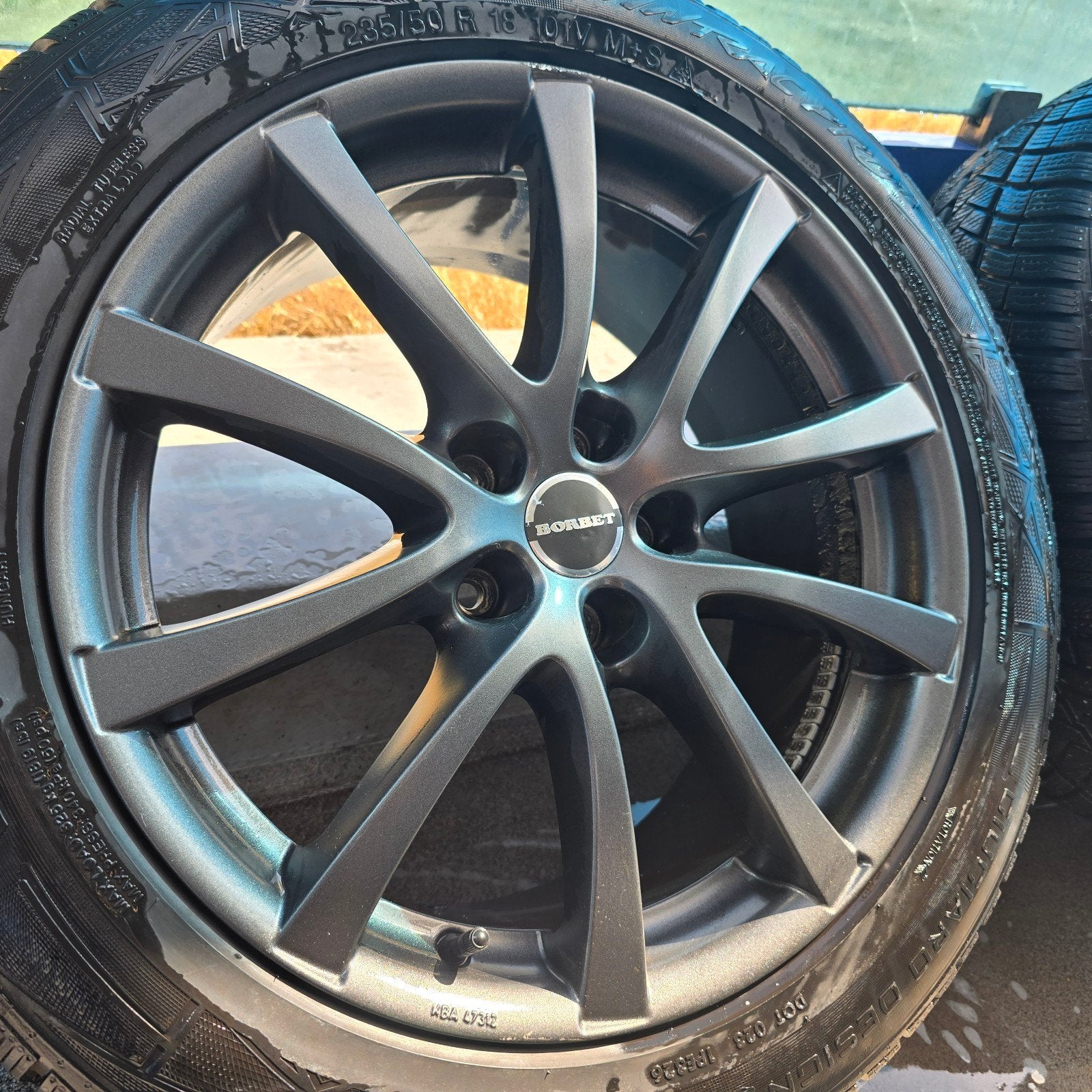 Ford/Volvo winterset 235-50-18 TPMS, Ophalen, 18 inch, Ford, Banden en Velgen