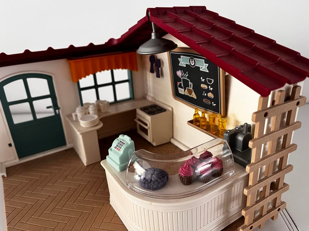 Schleich Café Speelset met Accessoires, Ophalen, Zo goed als nieuw, Jongen of Meisje