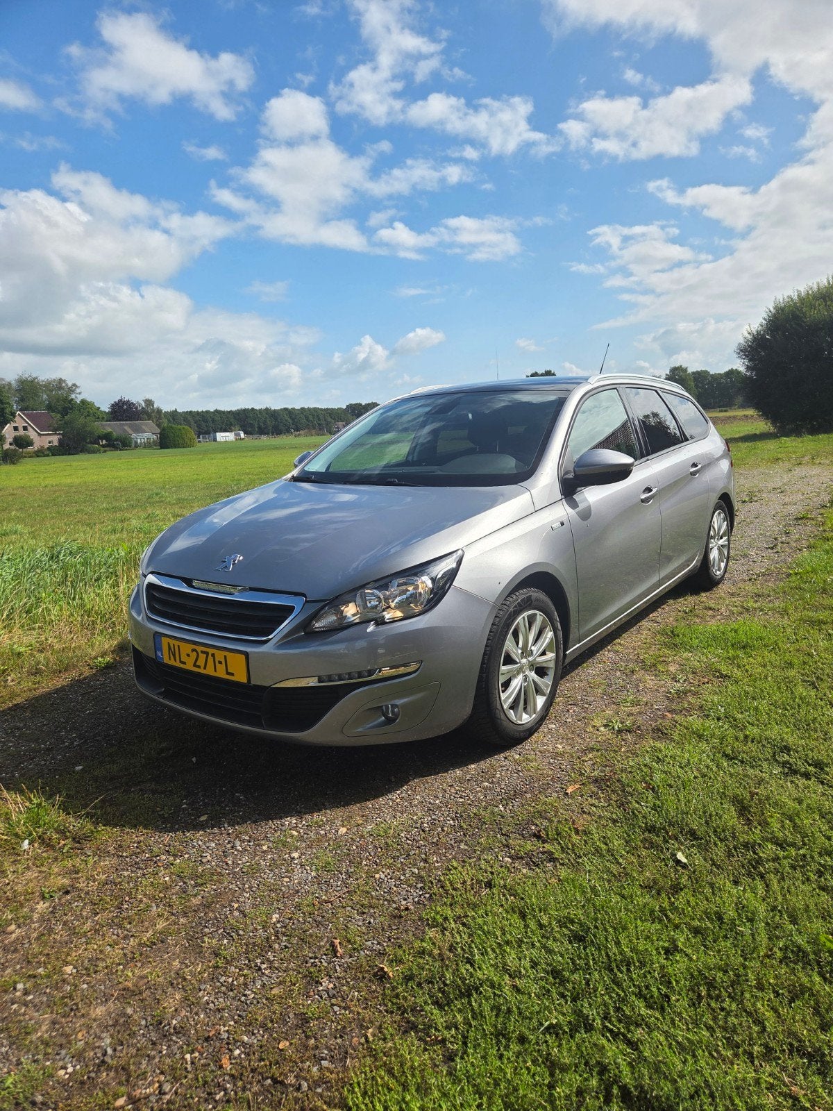 Peugeot 308 1.2 E-thp 130pk 2017 Grijs, Voorwielaandrijving, Stof, Zwart, 1199 cc