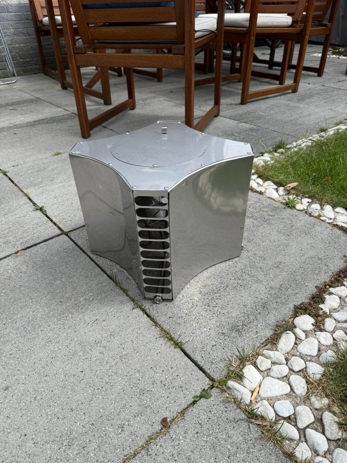 Rvs Schoorsteenkap/ Trekkap nieuw in doos, Ophalen, 30 tot 80 cm, Overige typen, Nieuw