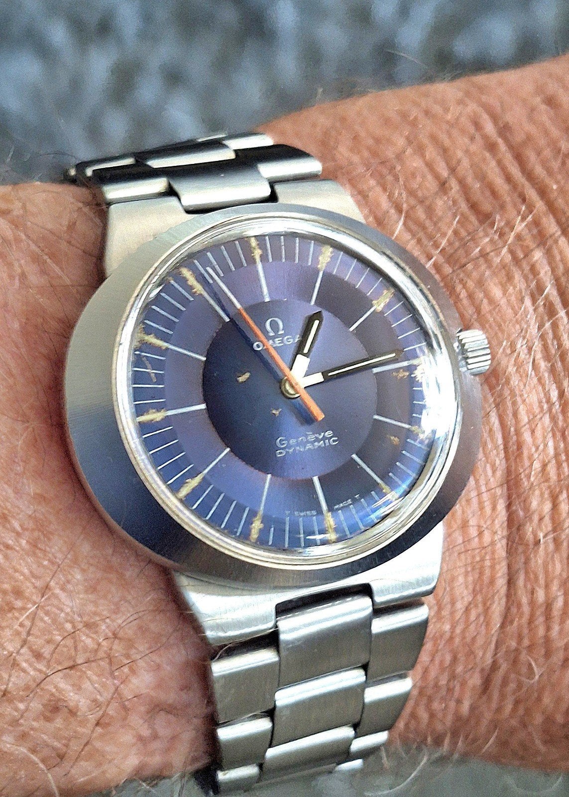 Omega geneve dynamic, Sieraden, Tassen en Uiterlijk, Horloges | Heren, Ophalen of Verzenden, Gebruikt, Omega