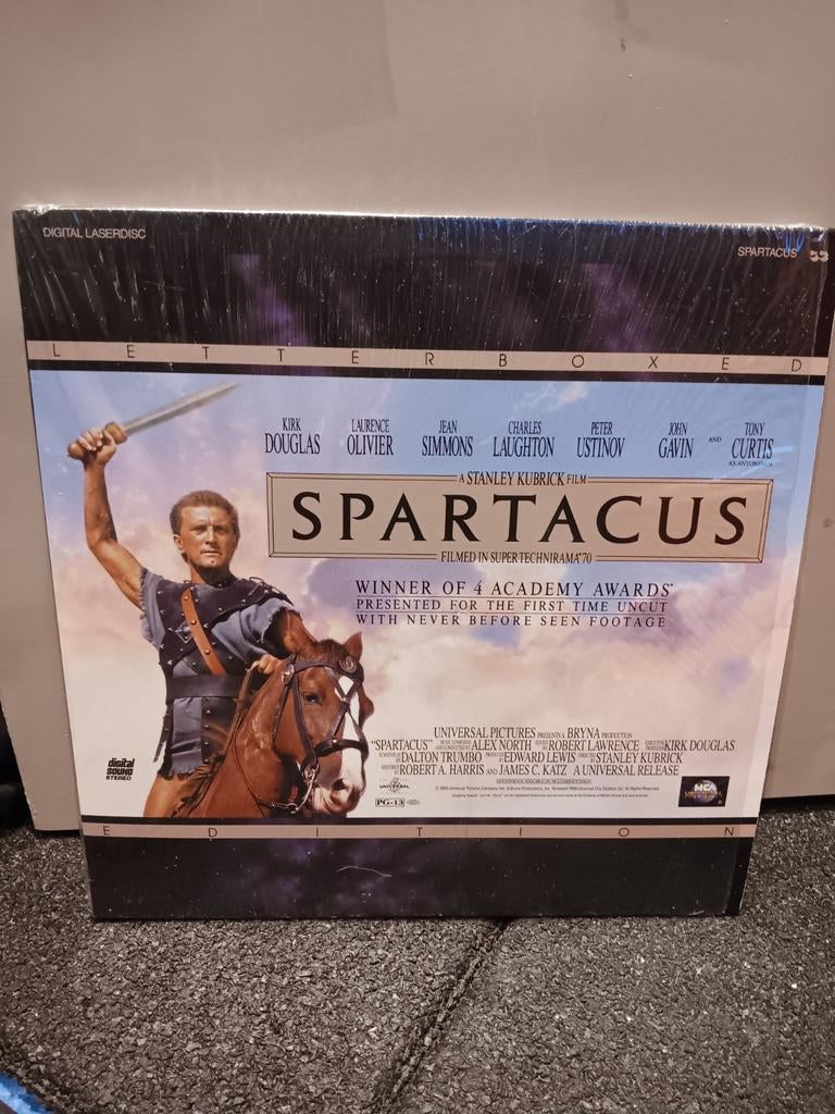 Laserdisc Spartacus nieuw, Alle leeftijden, Ophalen of Verzenden, Zo goed als nieuw
