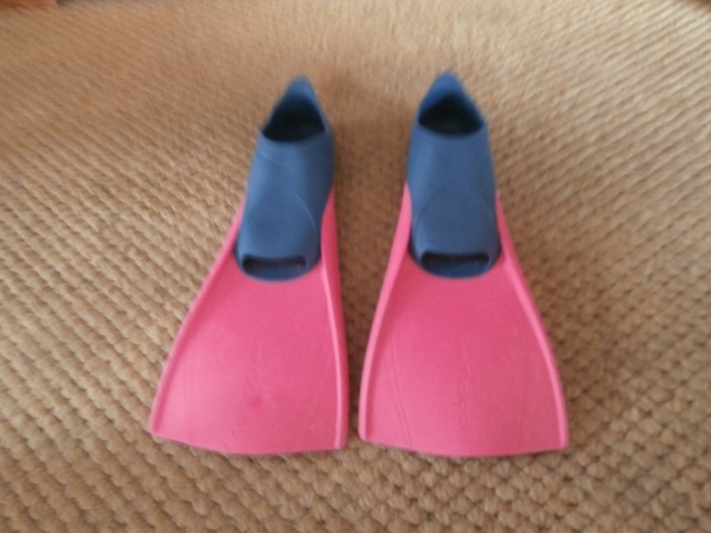 zwemvliezen Nabaiji 34 35 roze zwemmen duiken snorkelen, Ophalen of Verzenden, Zo goed als nieuw, Snorkelvinnen