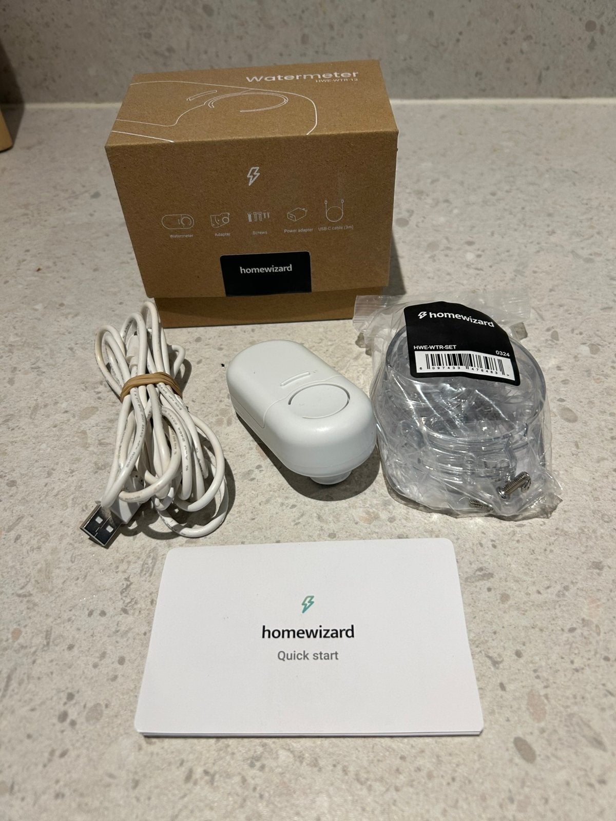 Homewizard watermeter, Ophalen of Verzenden, Zo goed als nieuw