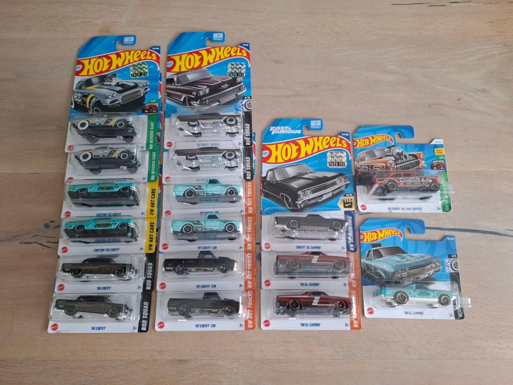 Hot Wheels Corvette mainlines 3/5, Ophalen of Verzenden, Nieuw, Auto