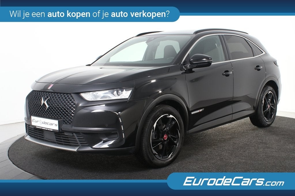 DS 7 Crossback Performance Line *1ste Eigenaar*Leer*Panorama, Auto's, DS, Gebruikt, 1199 cc, Zwart, 3 cilinders