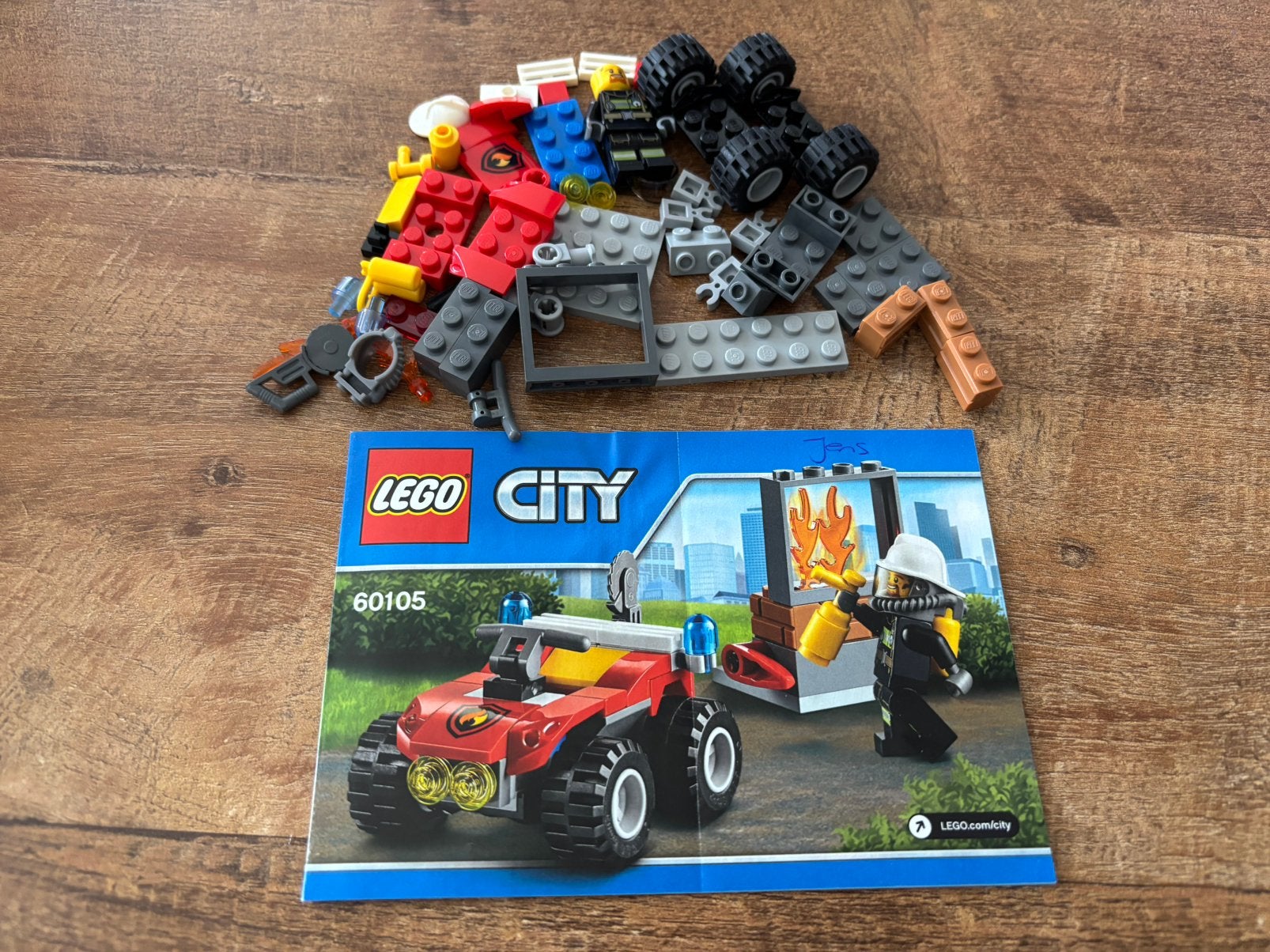Lego City brandweer terreinwagen, City, Lego, Ophalen of Verzenden, Zo goed als nieuw