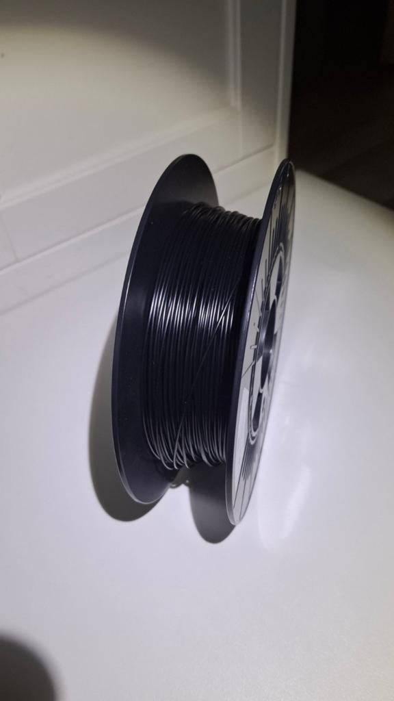ABS filament zwart 1.75mm (ca. 450g met houder), Computers en Software, 3D-printerbenodigheden, Ophalen of Verzenden, Gebruikt